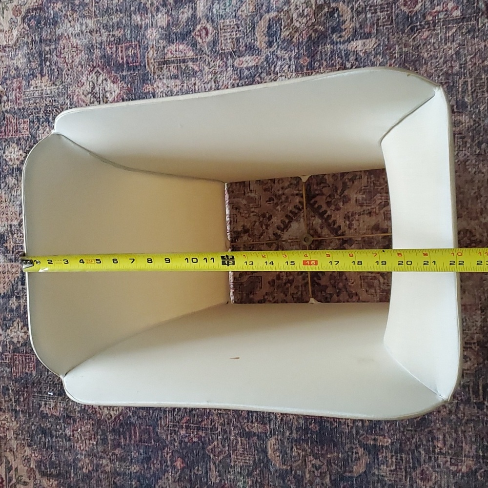 Large Linen Fabric Lamp Shade - Picture 5 of 13